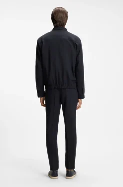 Packbares Relaxed-Fit Overshirt aus waschbarem Woll-Mix