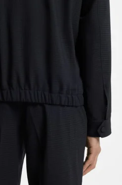Packbares Relaxed-Fit Overshirt aus waschbarem Woll-Mix
