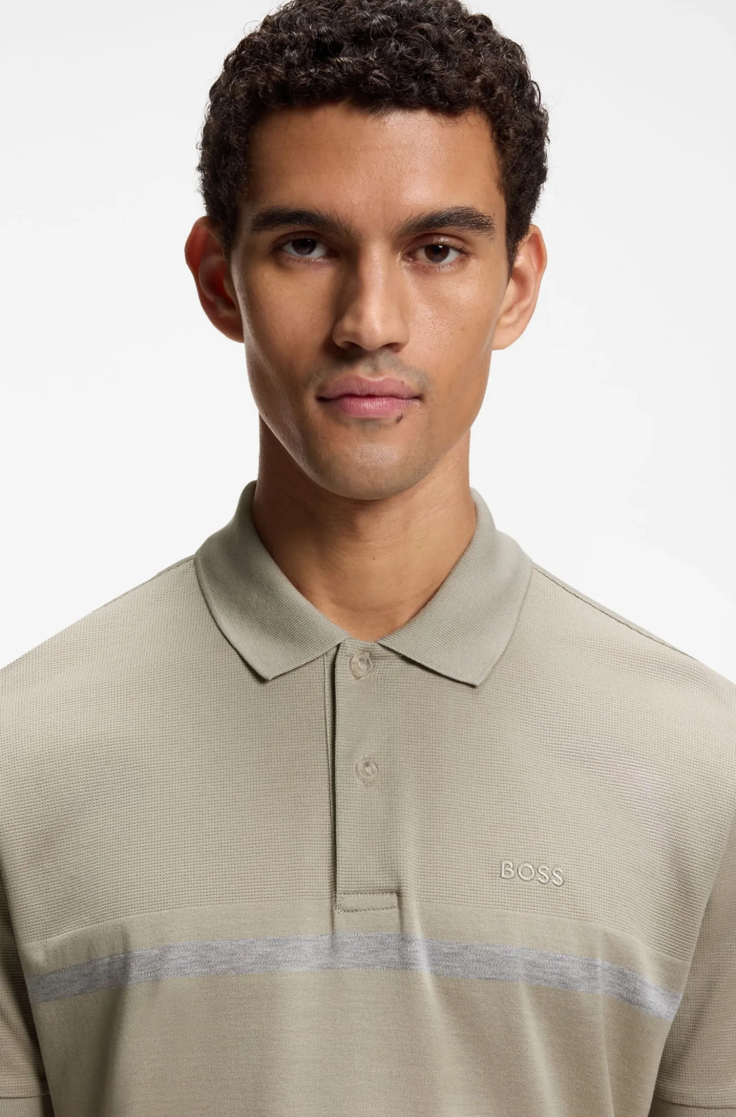 Paddy Poloshirt aus Baumwolle mit Querstreifen
