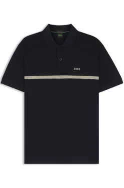 Paddy Poloshirt aus Baumwolle mit Querstreifen