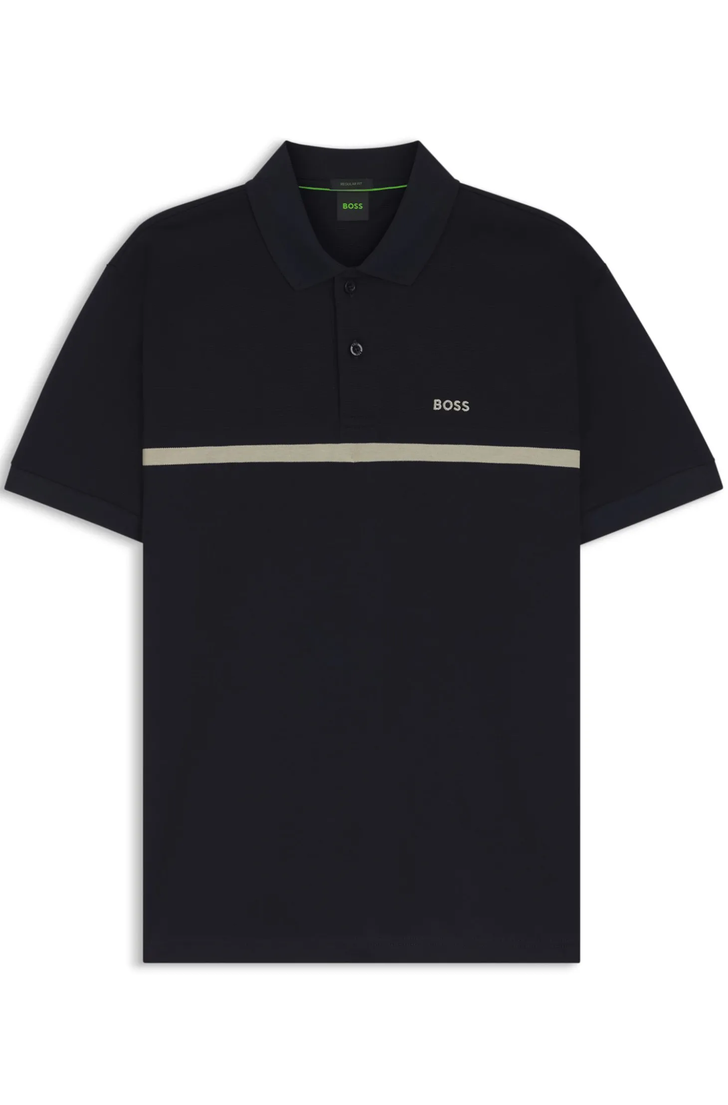 Paddy Poloshirt aus Baumwolle mit Querstreifen