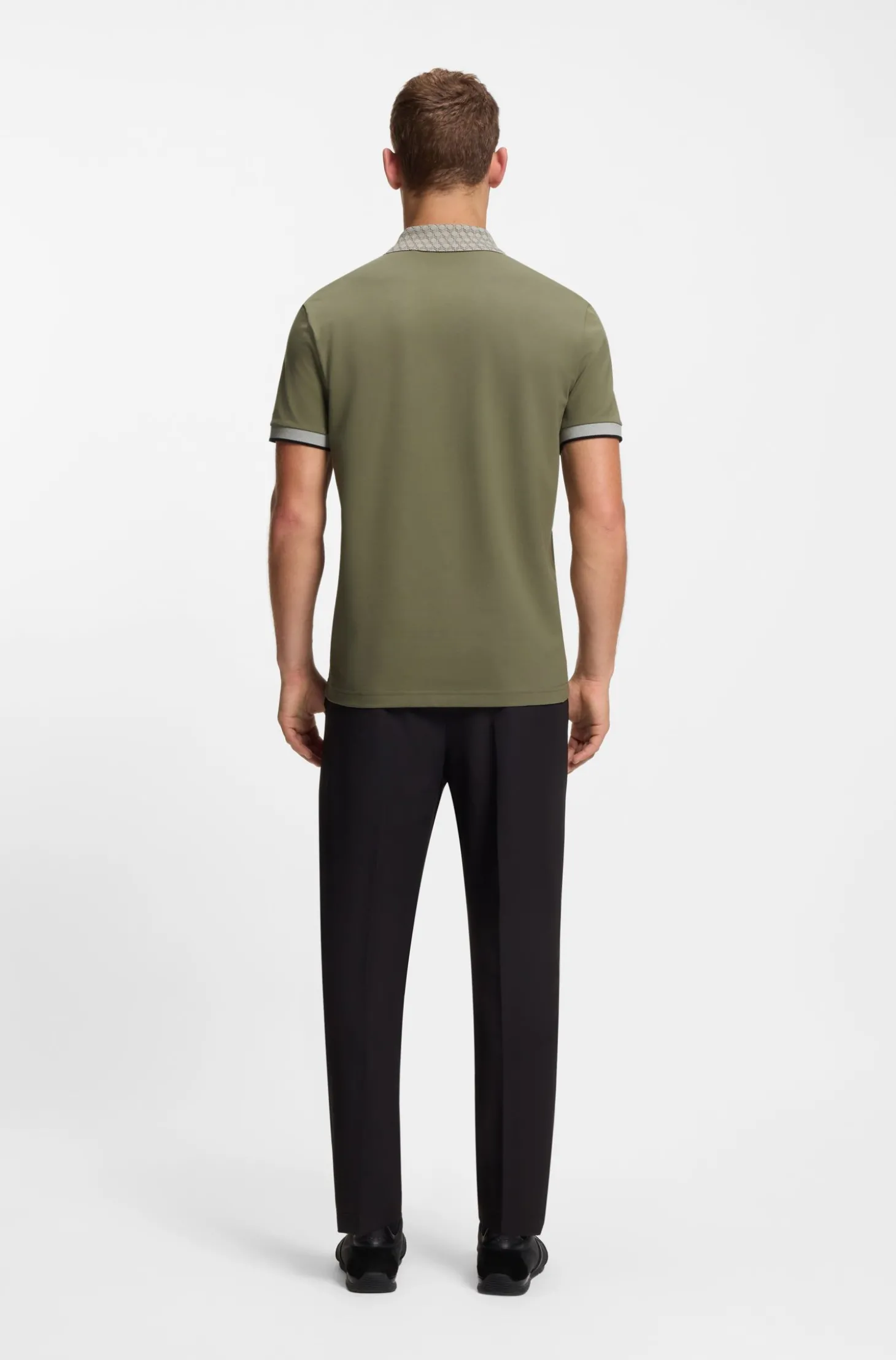 Paddy-Poloshirt aus feuchtigkeitsregulierender Stretch-Baumwolle