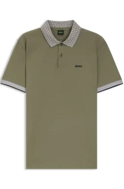Paddy-Poloshirt aus feuchtigkeitsregulierender Stretch-Baumwolle