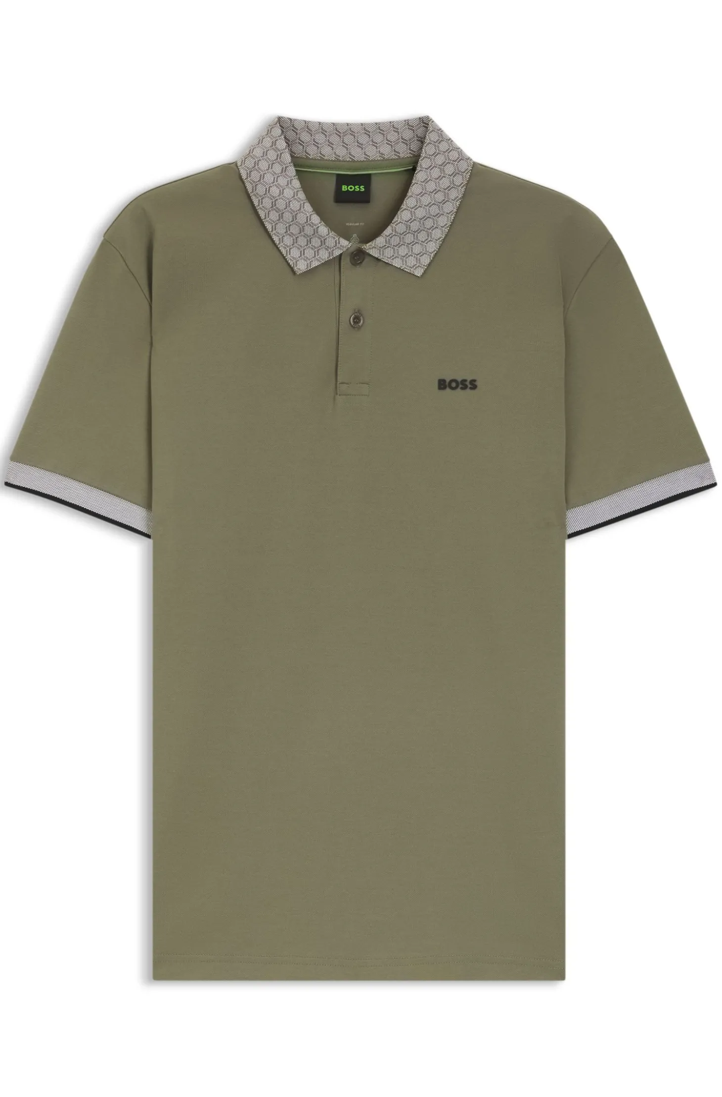 Paddy-Poloshirt aus feuchtigkeitsregulierender Stretch-Baumwolle