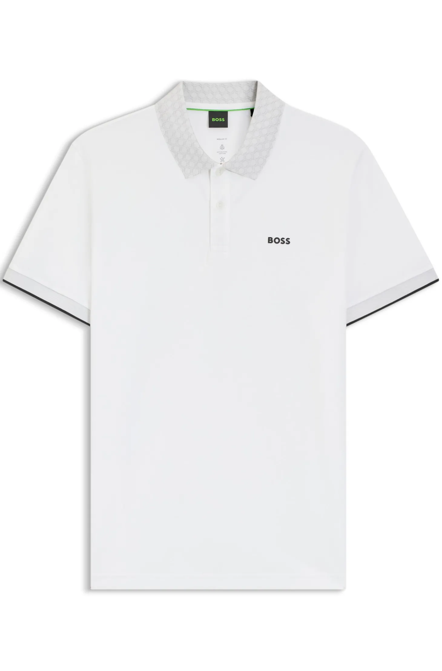 Paddy-Poloshirt aus feuchtigkeitsregulierender Stretch-Baumwolle