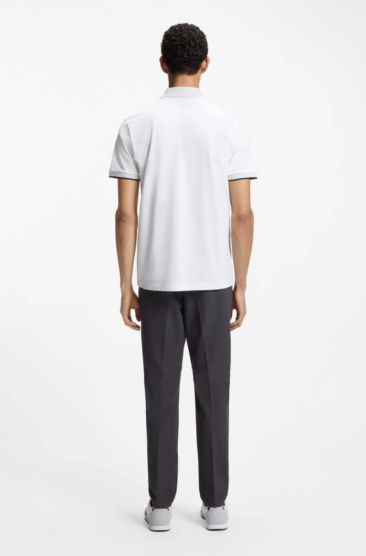 Paddy-Poloshirt aus feuchtigkeitsregulierender Stretch-Baumwolle