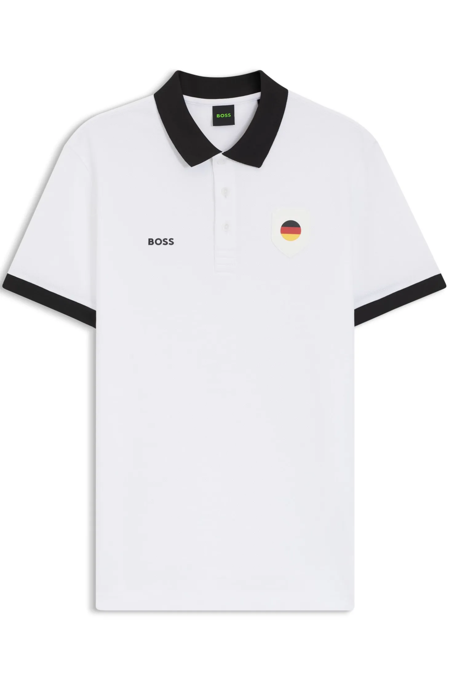 Paddy Poloshirt mit Landesflaggen-Details