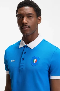 Paddy Poloshirt mit Landesflaggen-Details