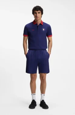 Paddy Poloshirt mit Landesflaggen-Details