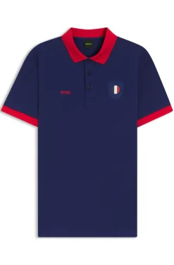 Paddy Poloshirt mit Landesflaggen-Details