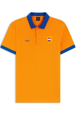 Paddy Poloshirt mit Landesflaggen-Details