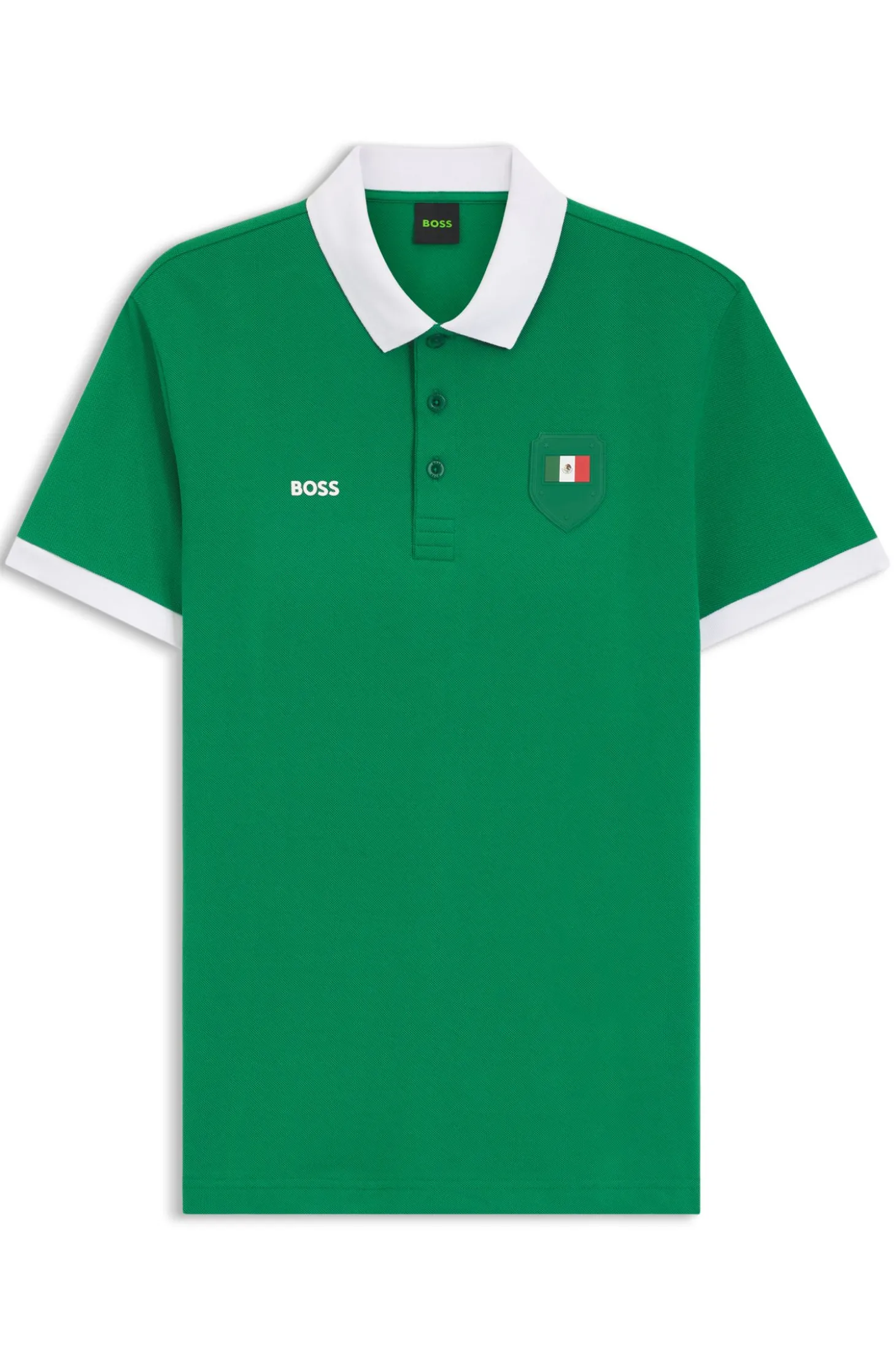 Paddy Poloshirt mit Landesflaggen-Details