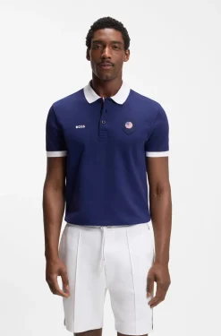 Paddy Poloshirt mit Landesflaggen-Details