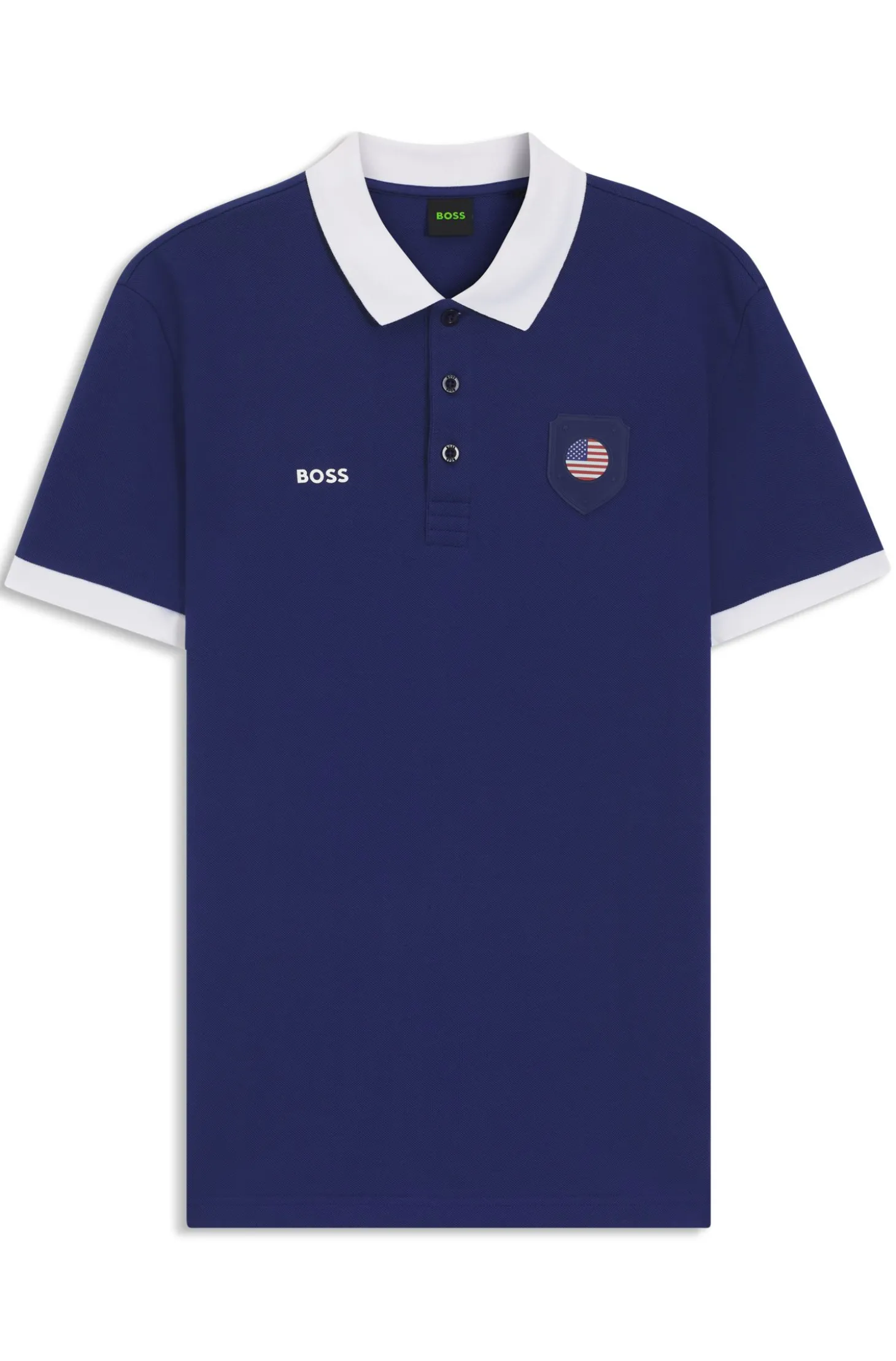 Paddy Poloshirt mit Landesflaggen-Details