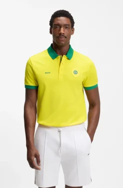 Paddy Poloshirt mit Landesflaggen-Details