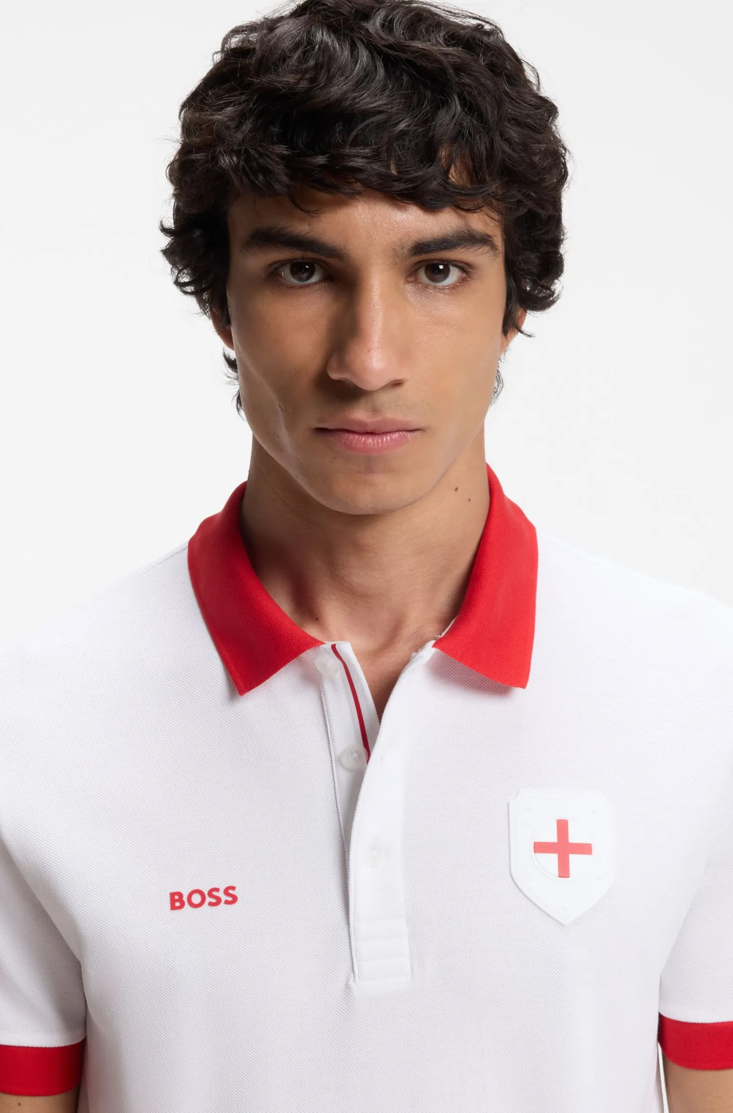Paddy Poloshirt mit Landesflaggen-Details