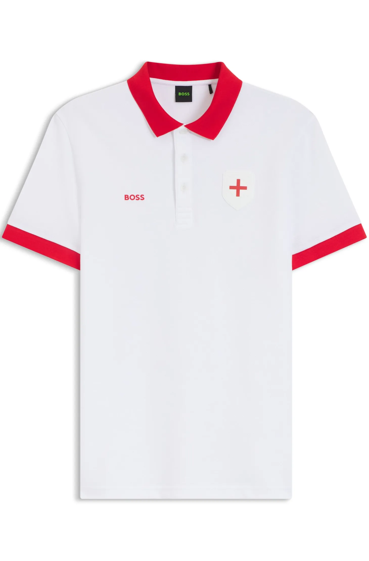 Paddy Poloshirt mit Landesflaggen-Details