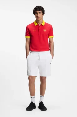 Paddy Poloshirt mit Landesflaggen-Details