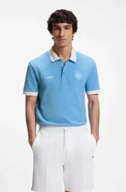 Paddy Poloshirt mit Landesflaggen-Details