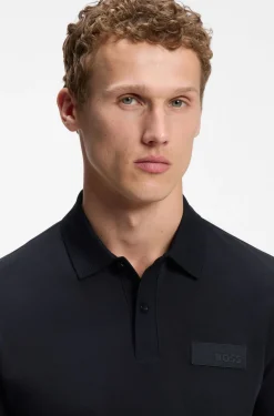 Paddy Poloshirt mit strukturiertem Logo-Patch