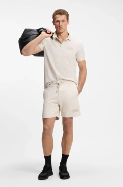 Paddy Poloshirt mit strukturiertem Logo-Patch