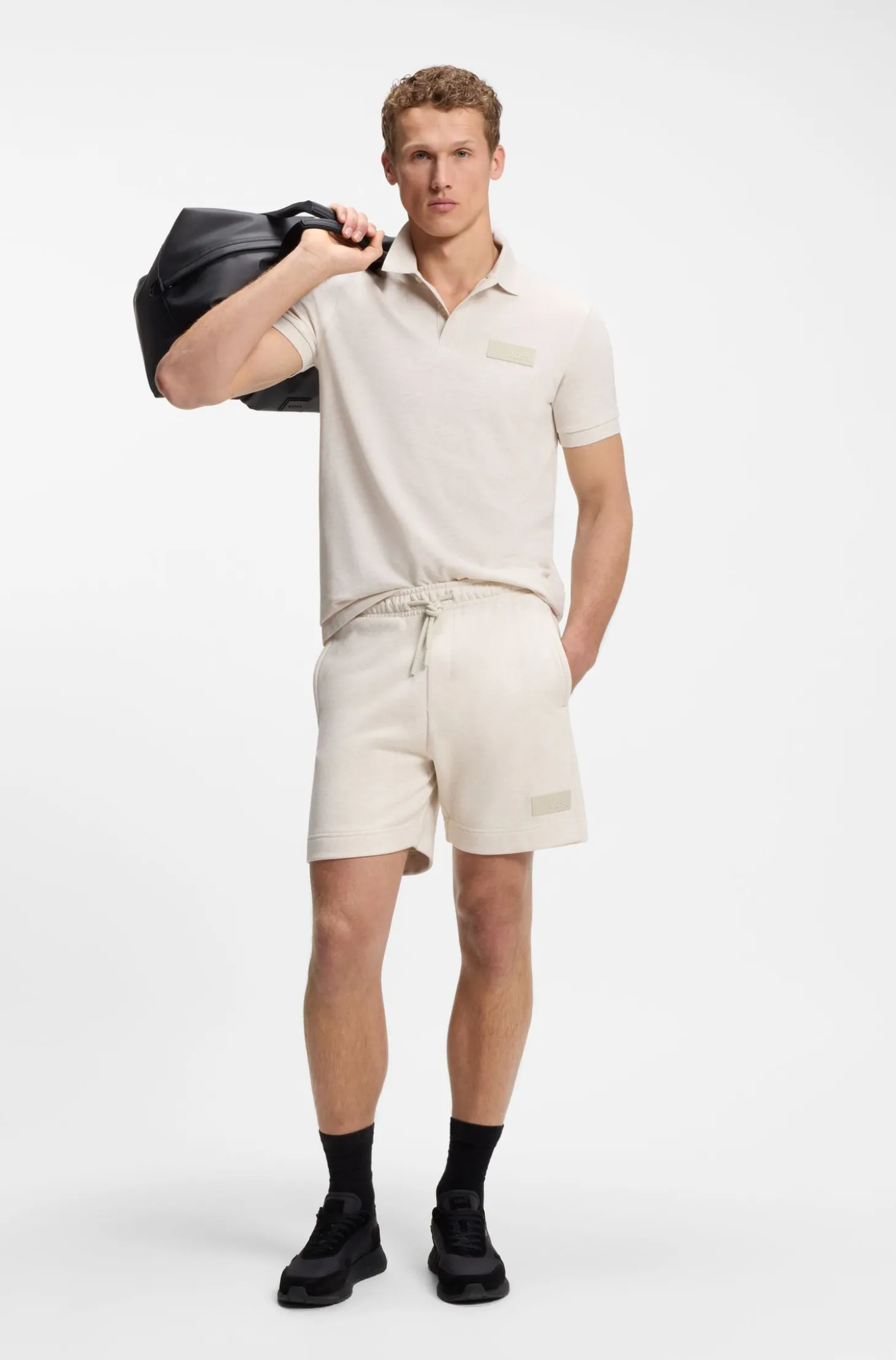 Paddy Poloshirt mit strukturiertem Logo-Patch
