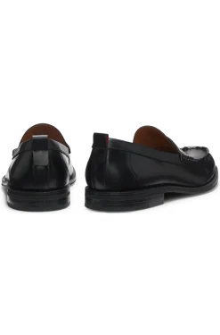 Pennyloafer aus gebürstetem Leder