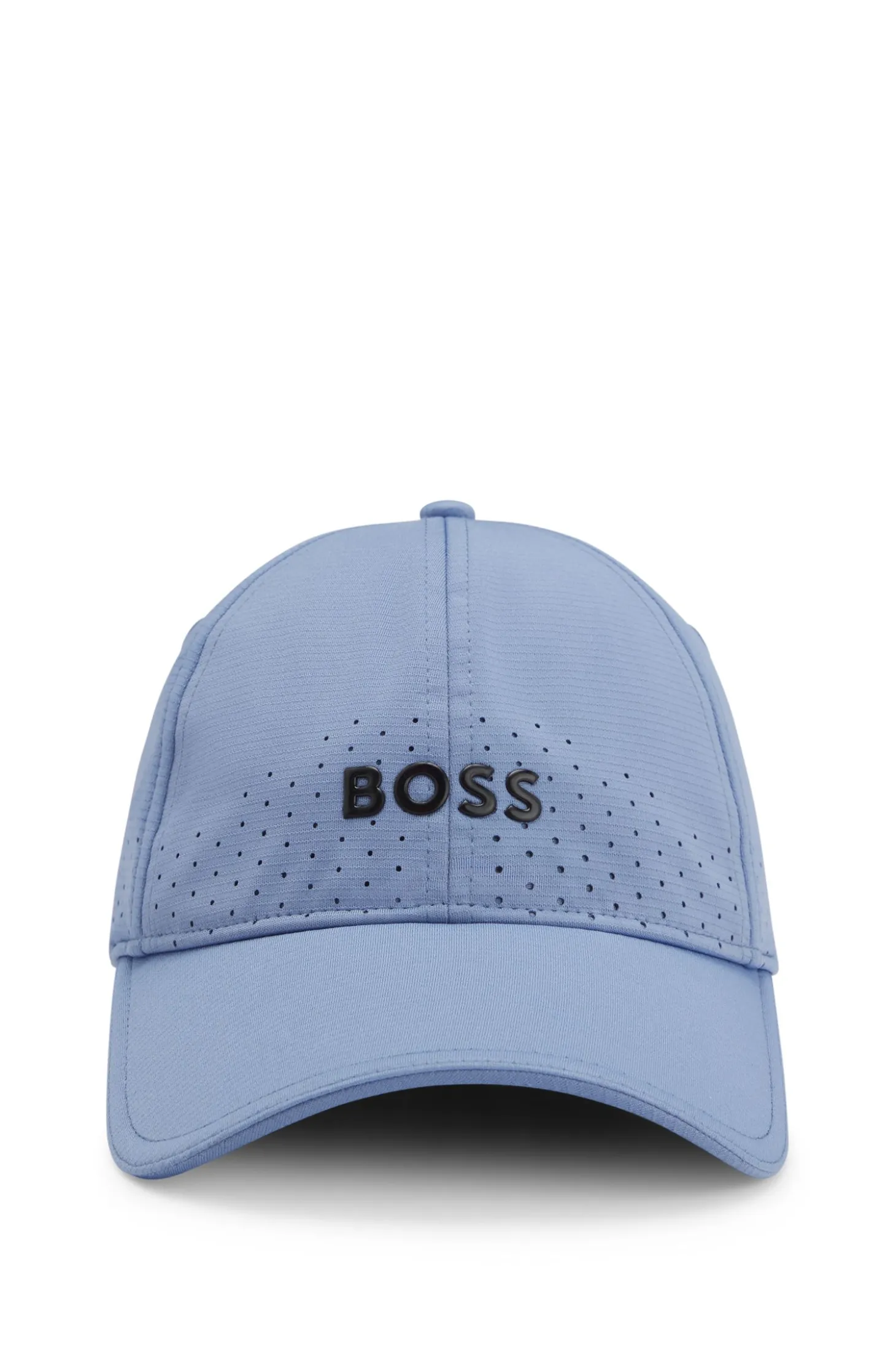 Perforierte Cap mit glänzendem Logo