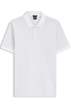 Poloshirt aus Baumwolle mit Jacquard-Muster