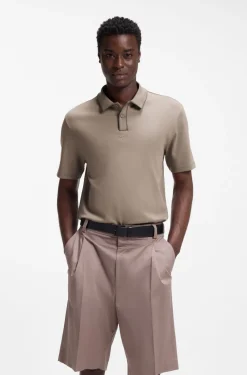 Poloshirt aus Baumwoll-Jersey mit Kontrastkanten