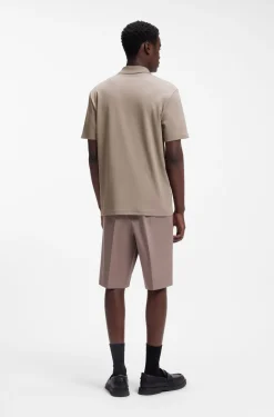 Poloshirt aus Baumwoll-Jersey mit Kontrastkanten