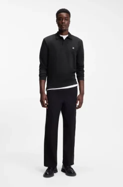 Poloshirt aus Baumwoll-Mix mit Stack-Logo