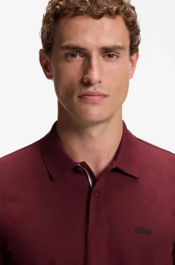 Poloshirt aus Baumwoll-Piqué mit Allover-Print