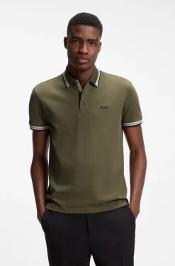 Poloshirt aus Baumwoll-Piqué mit Logo-Details