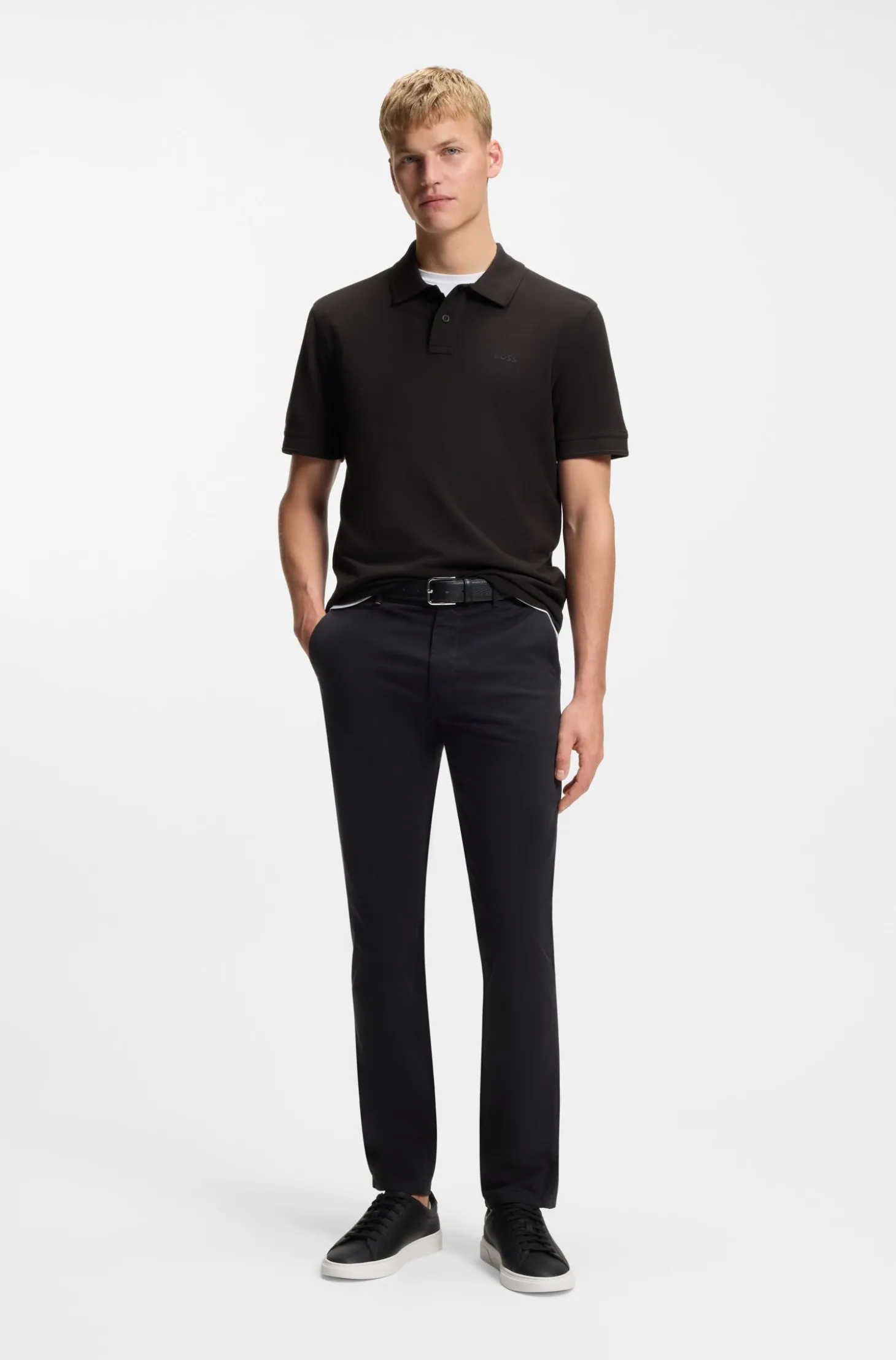 Poloshirt aus Baumwoll-Piqué mit Logo-Detail