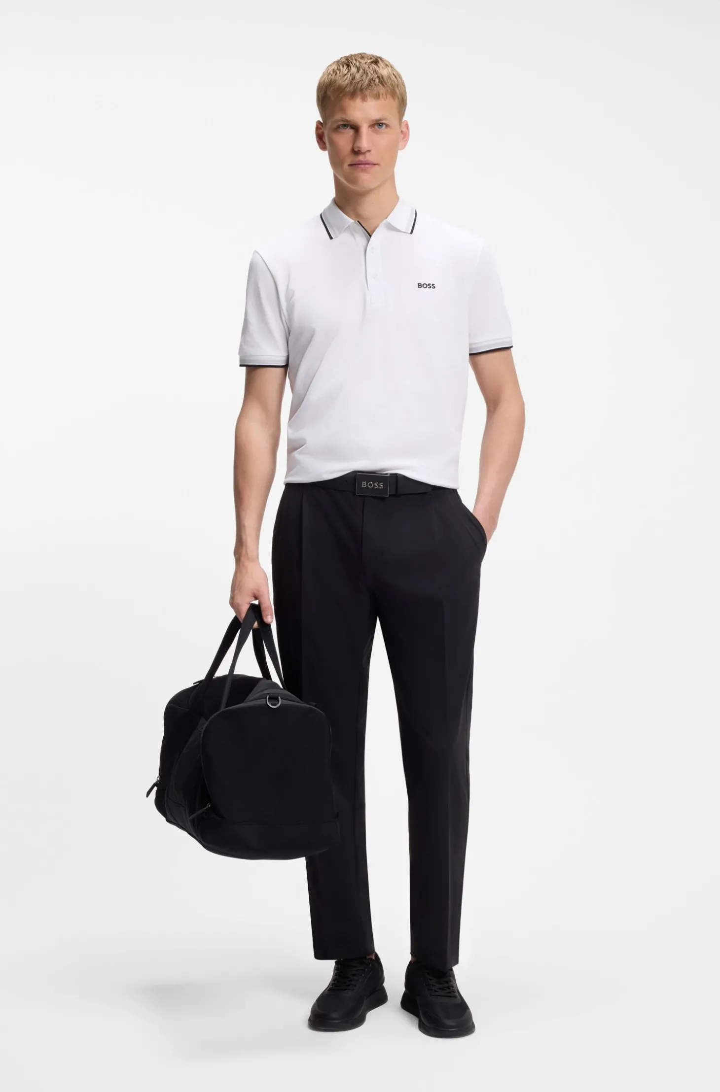 Poloshirt aus Baumwoll-Piqué mit Logo-Details