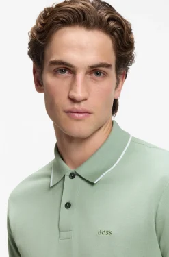Poloshirt aus Baumwoll-Piqué mit Logo-Stickerei