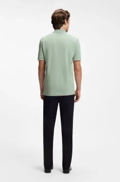 Poloshirt aus Baumwoll-Piqué mit Logo-Stickerei