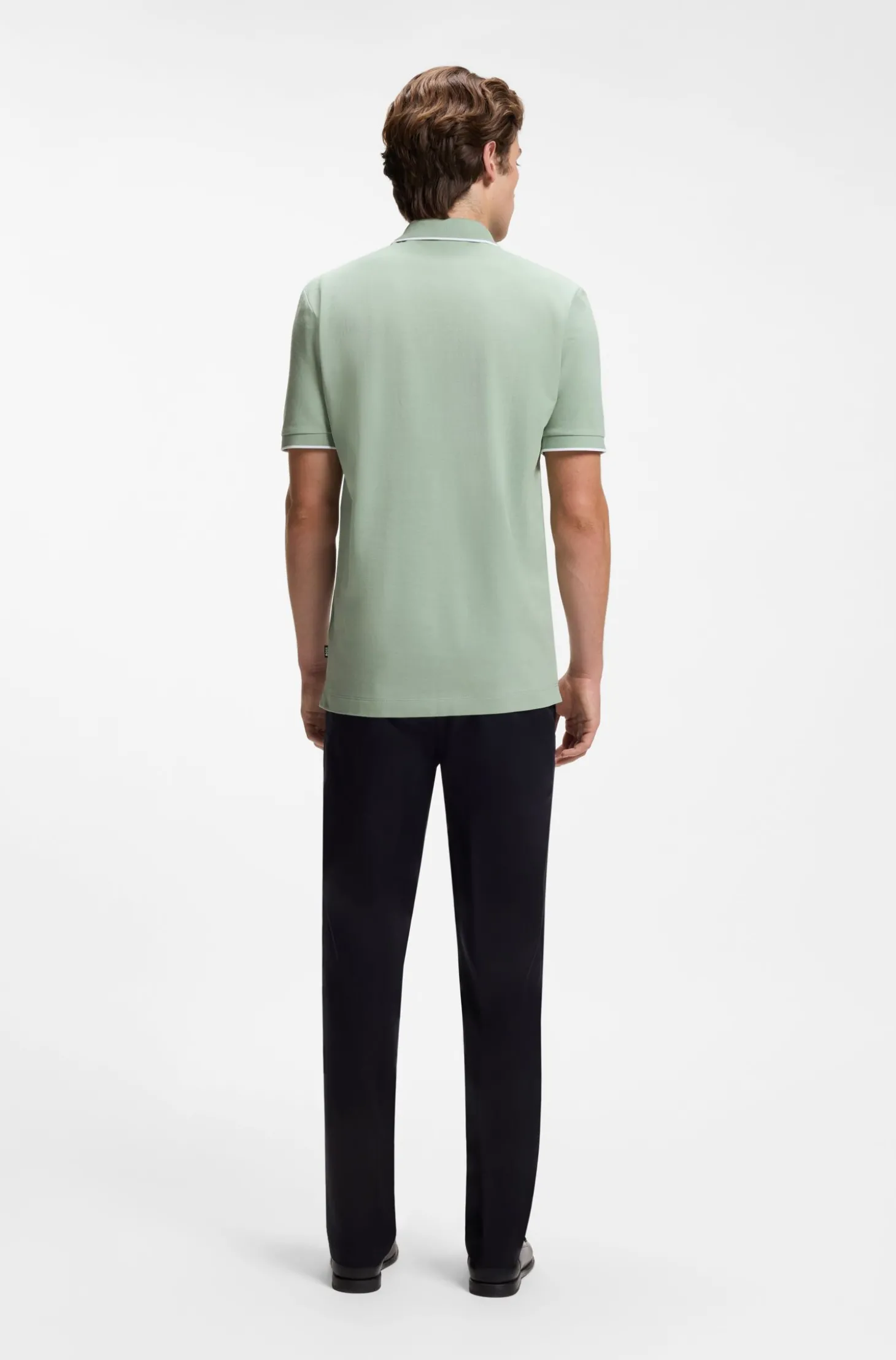 Poloshirt aus Baumwoll-Piqué mit Logo-Stickerei