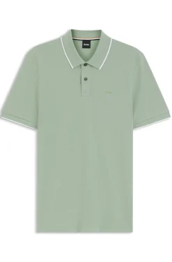 Poloshirt aus Baumwoll-Piqué mit Logo-Stickerei