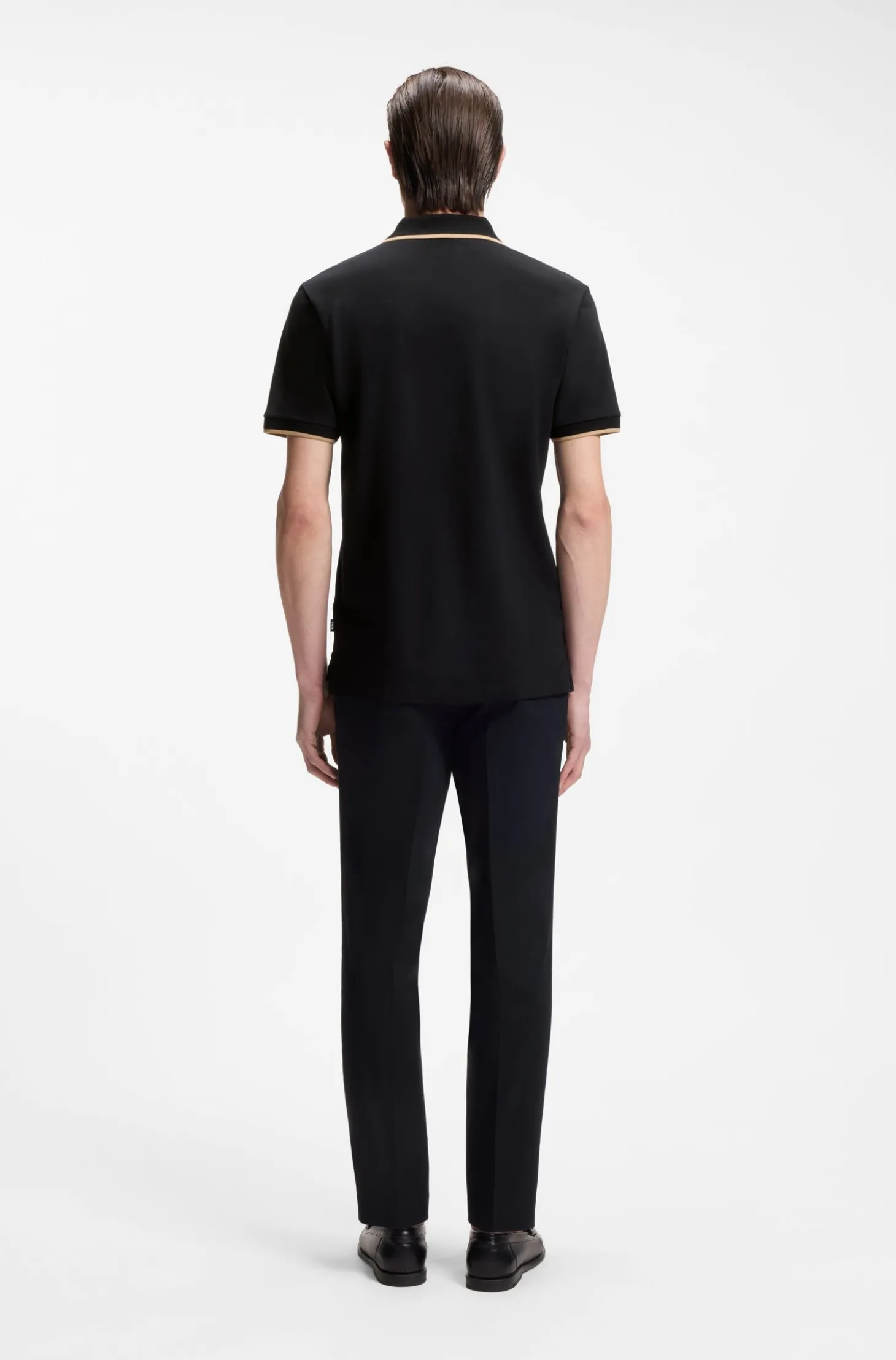 Poloshirt aus Baumwoll-Piqué mit Kontrast-Details