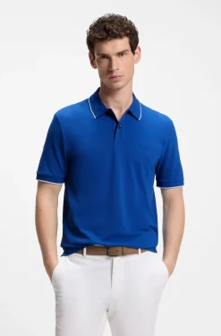 Poloshirt aus Baumwoll-Piqué mit Logo-Stickerei