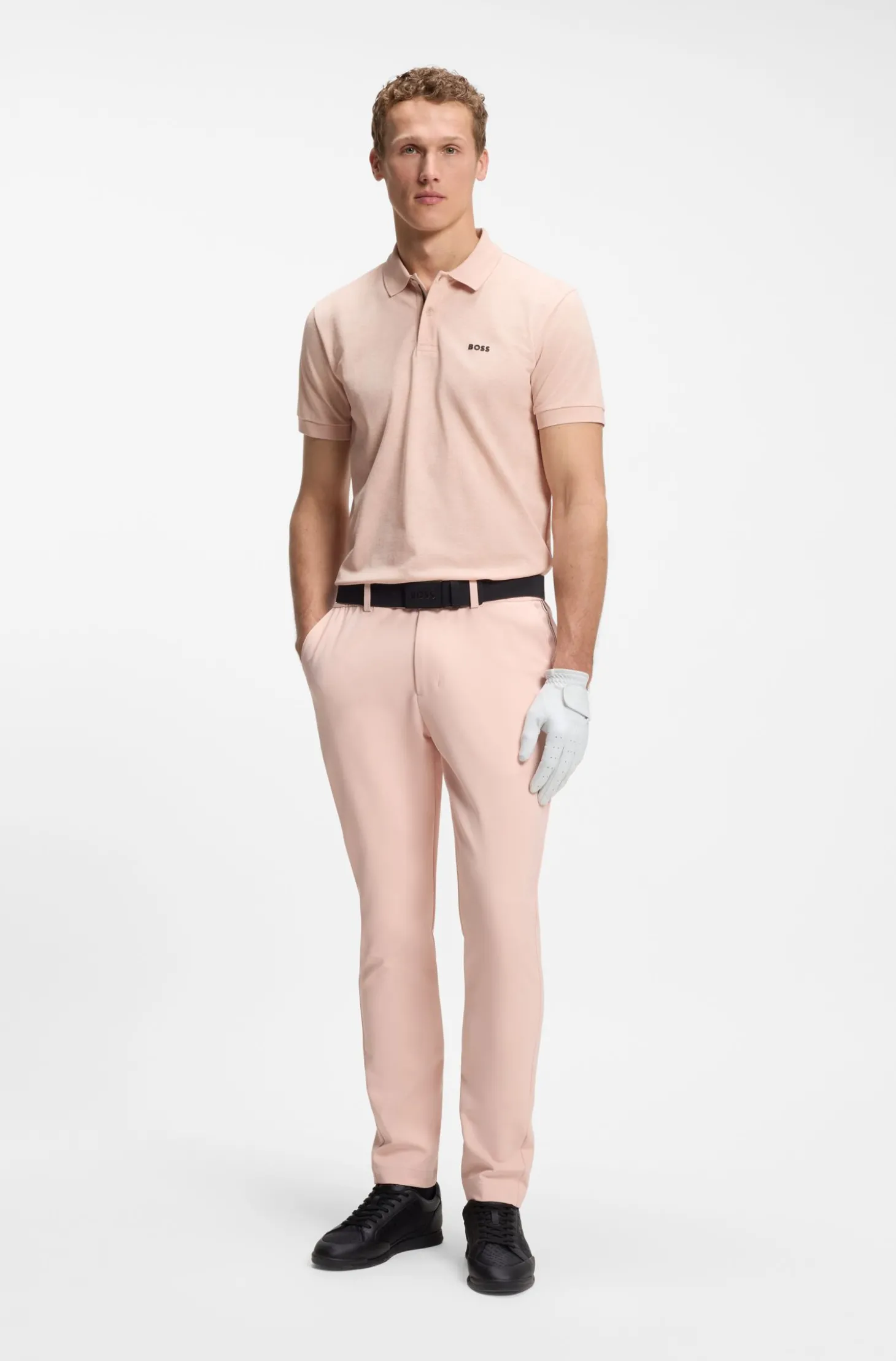 Poloshirt aus Baumwoll-Piqué mit Allover-Print