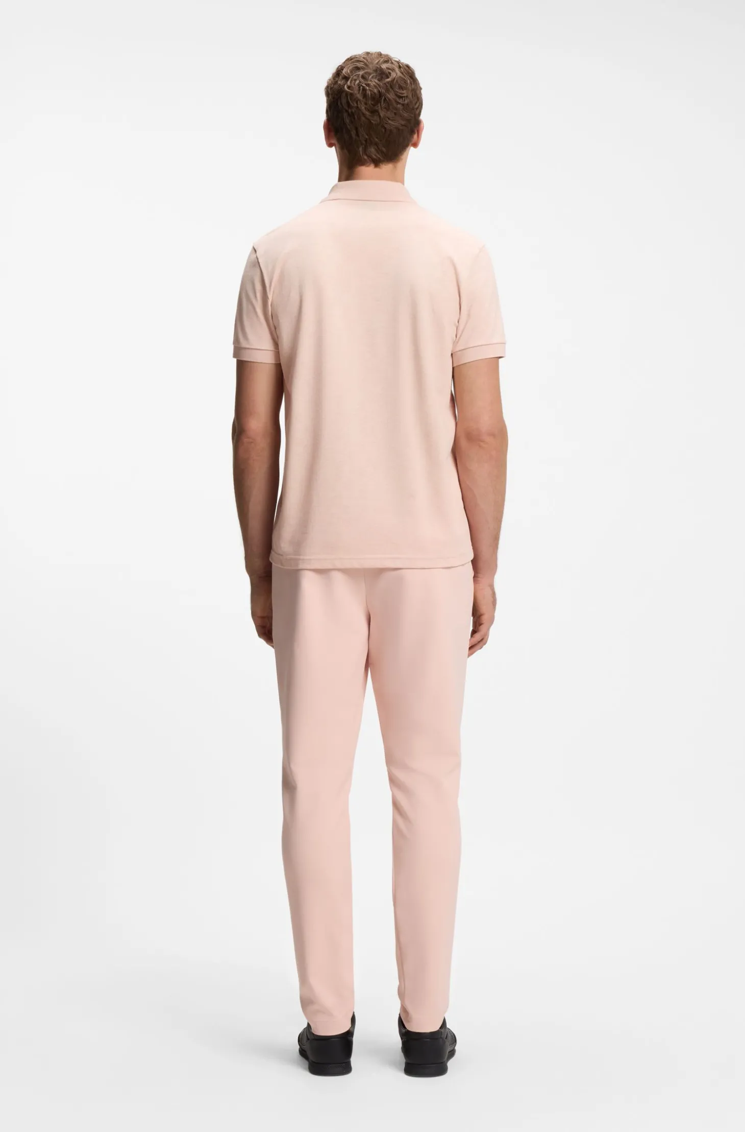 Poloshirt aus Baumwoll-Piqué mit Allover-Print