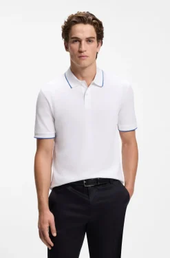 Poloshirt aus Baumwoll-Piqué mit Logo-Stickerei