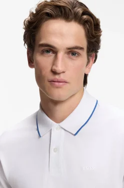 Poloshirt aus Baumwoll-Piqué mit Logo-Stickerei