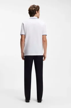 Poloshirt aus Baumwoll-Piqué mit Logo-Stickerei