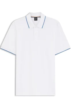 Poloshirt aus Baumwoll-Piqué mit Logo-Stickerei