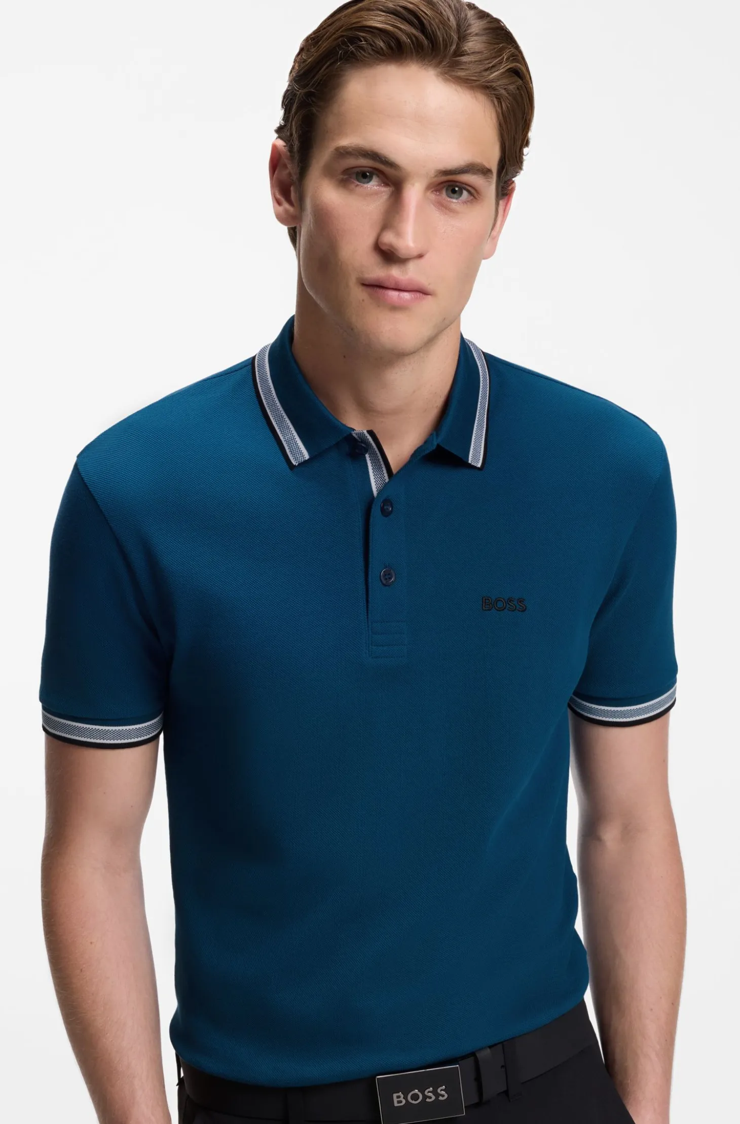 Poloshirt aus Baumwoll-Piqué mit Logo-Details