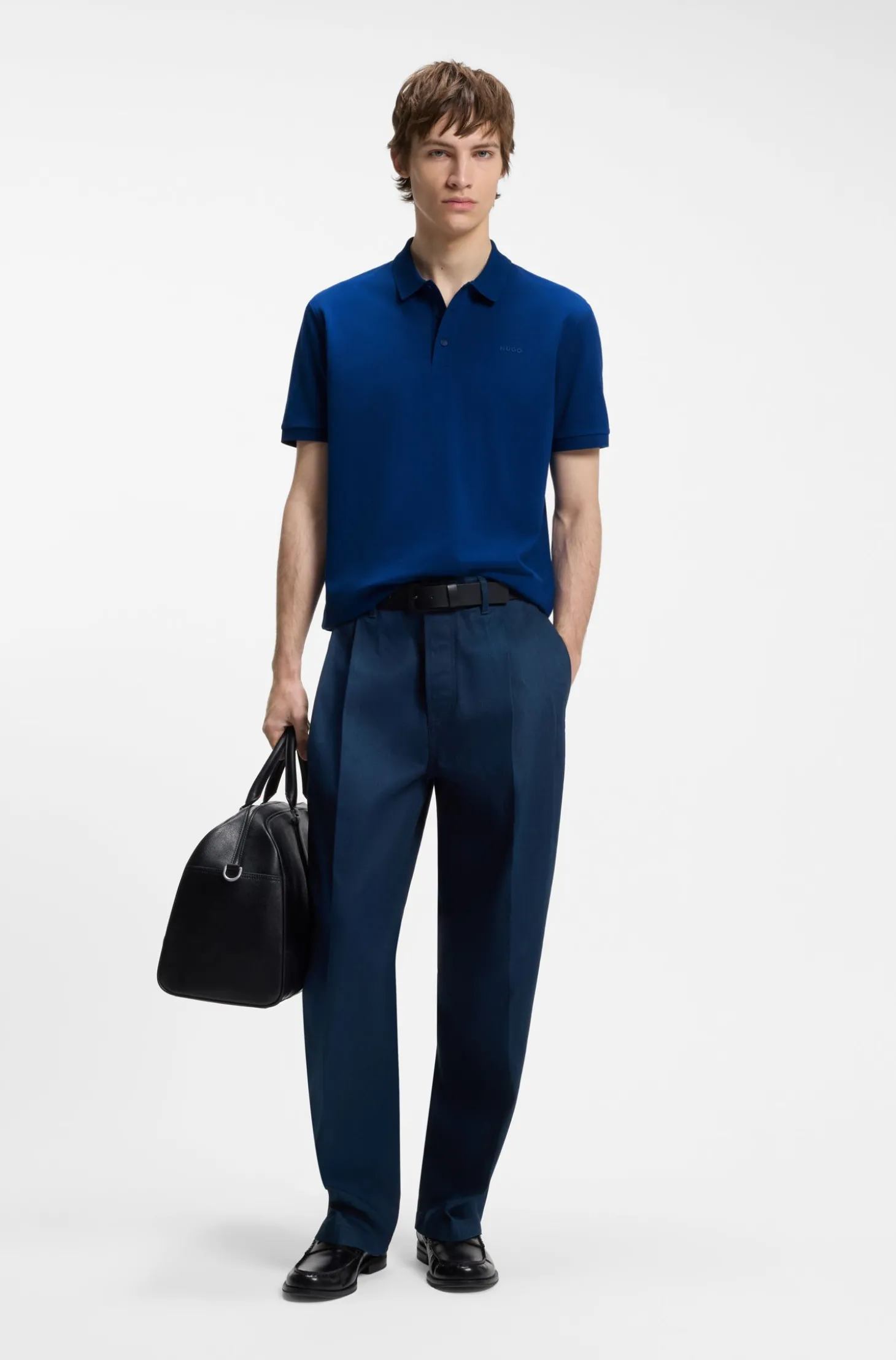 Poloshirt aus Baumwoll-Piqué mit Logo-Print